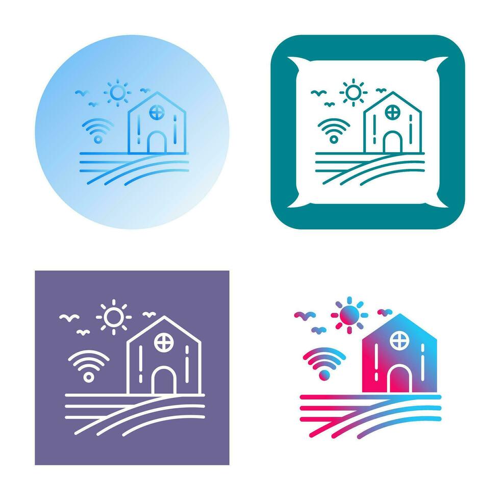 Smart Farm Vector Icon