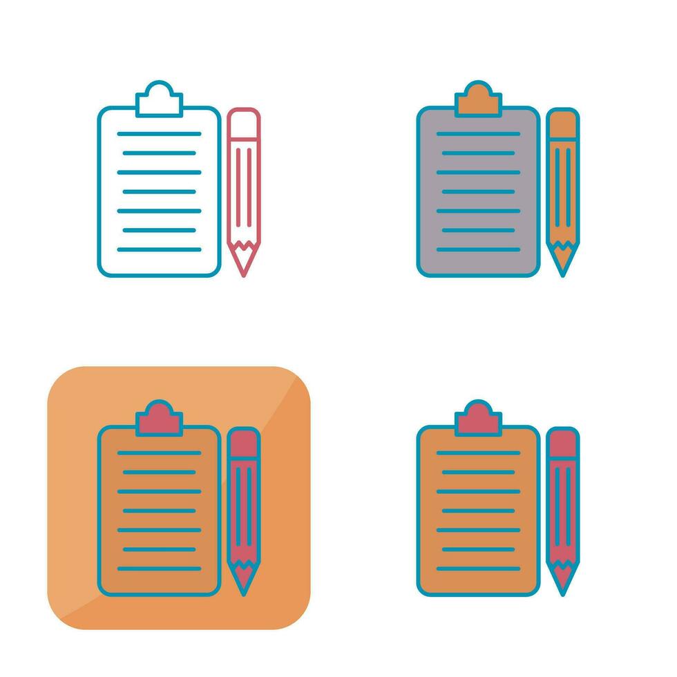 Clipboard Vector Icon