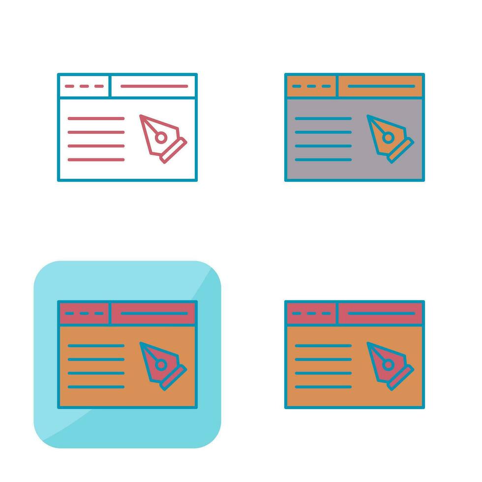 Web Page Vector Icon