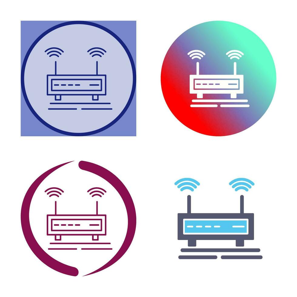 icono de vector de señales wifi