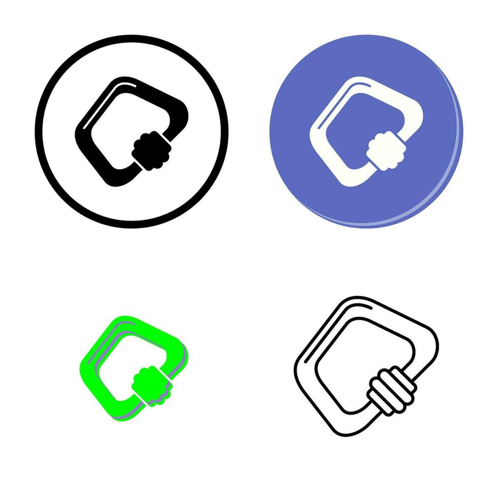 Carabiner Vector Icon