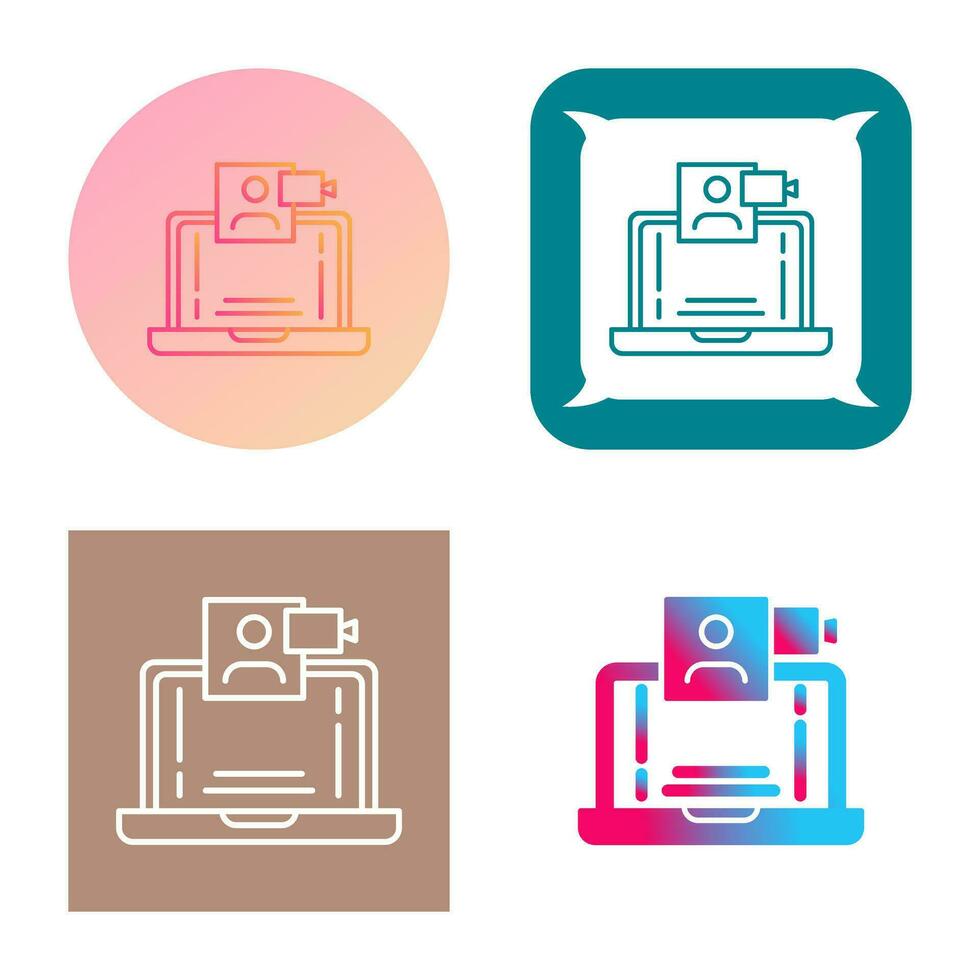 Video Call Vector Icon