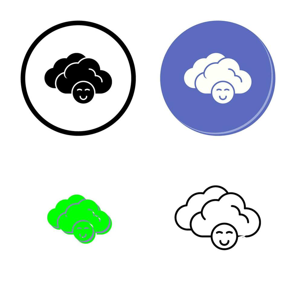 Cloudy Vector Icon