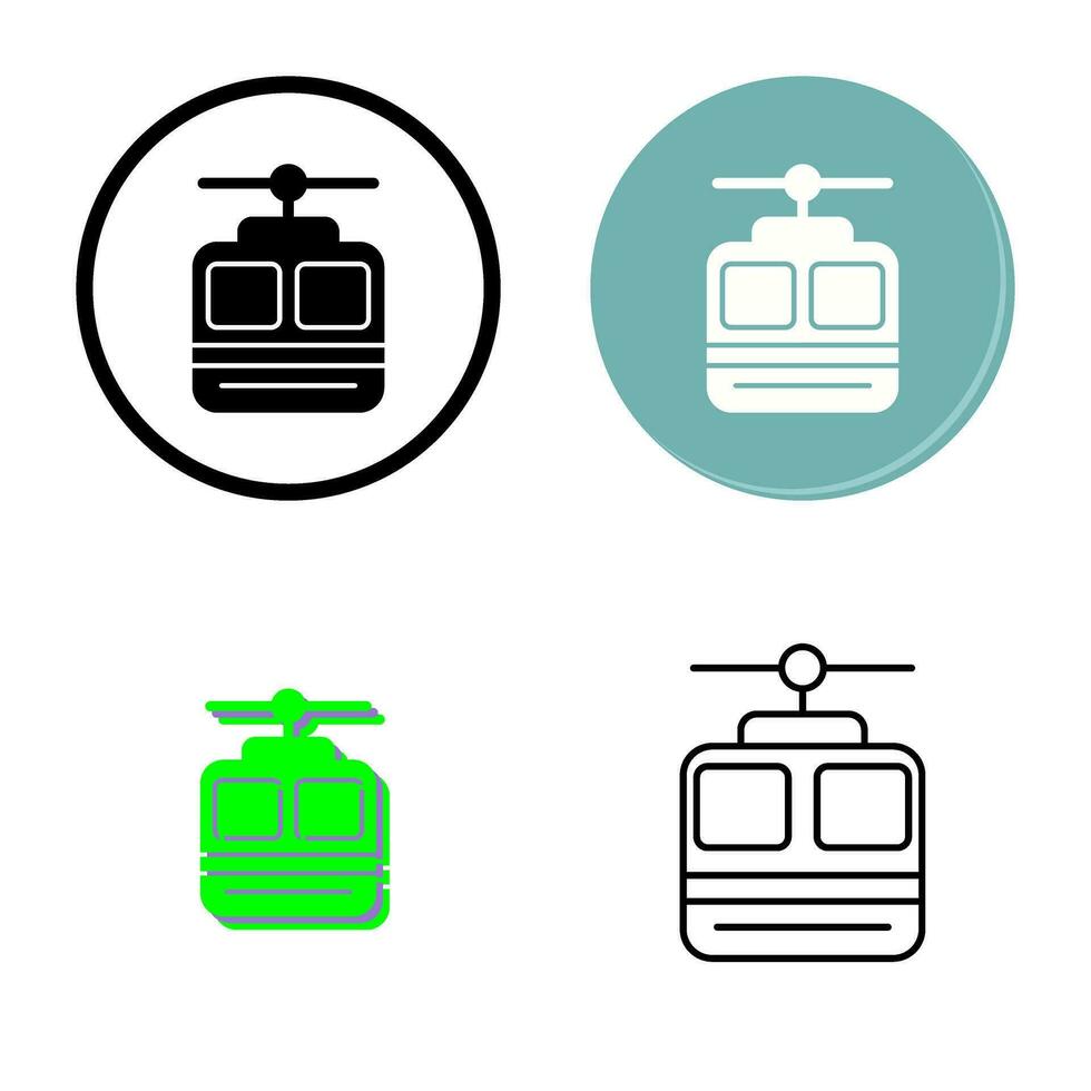 Cable car Vector Icon