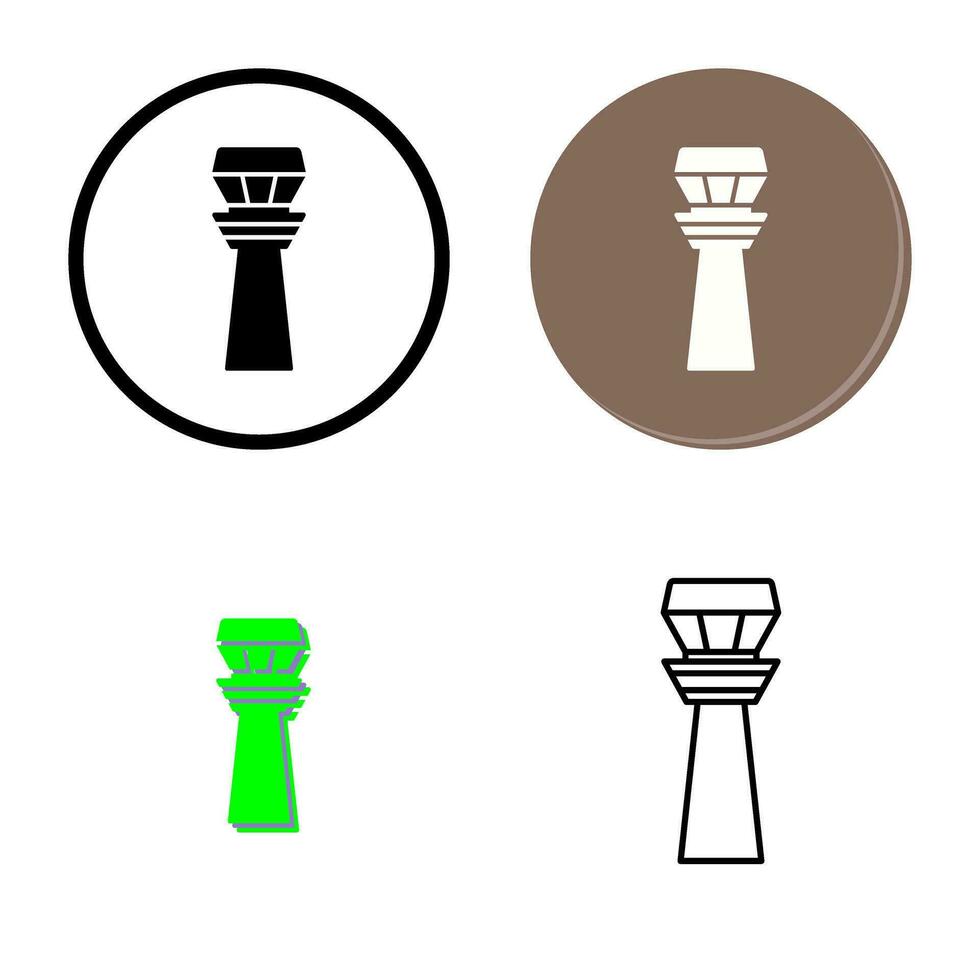 Control Tower Vector Icon