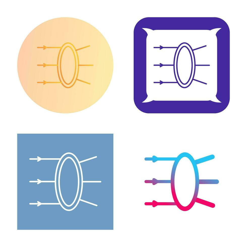 Refraction Vector Icon