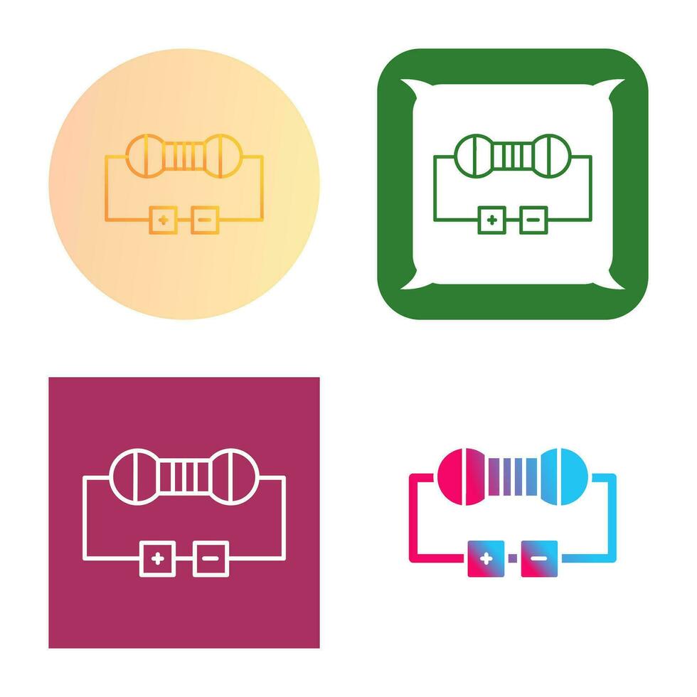 Resistor Vector Icon
