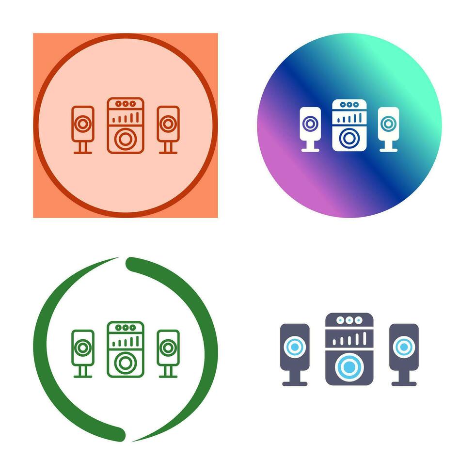 Sound System Vector Icon