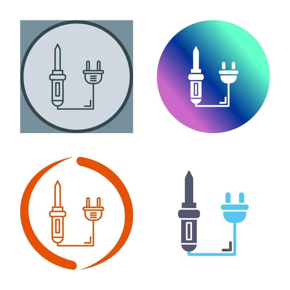 Soldering Iron Vector Icon