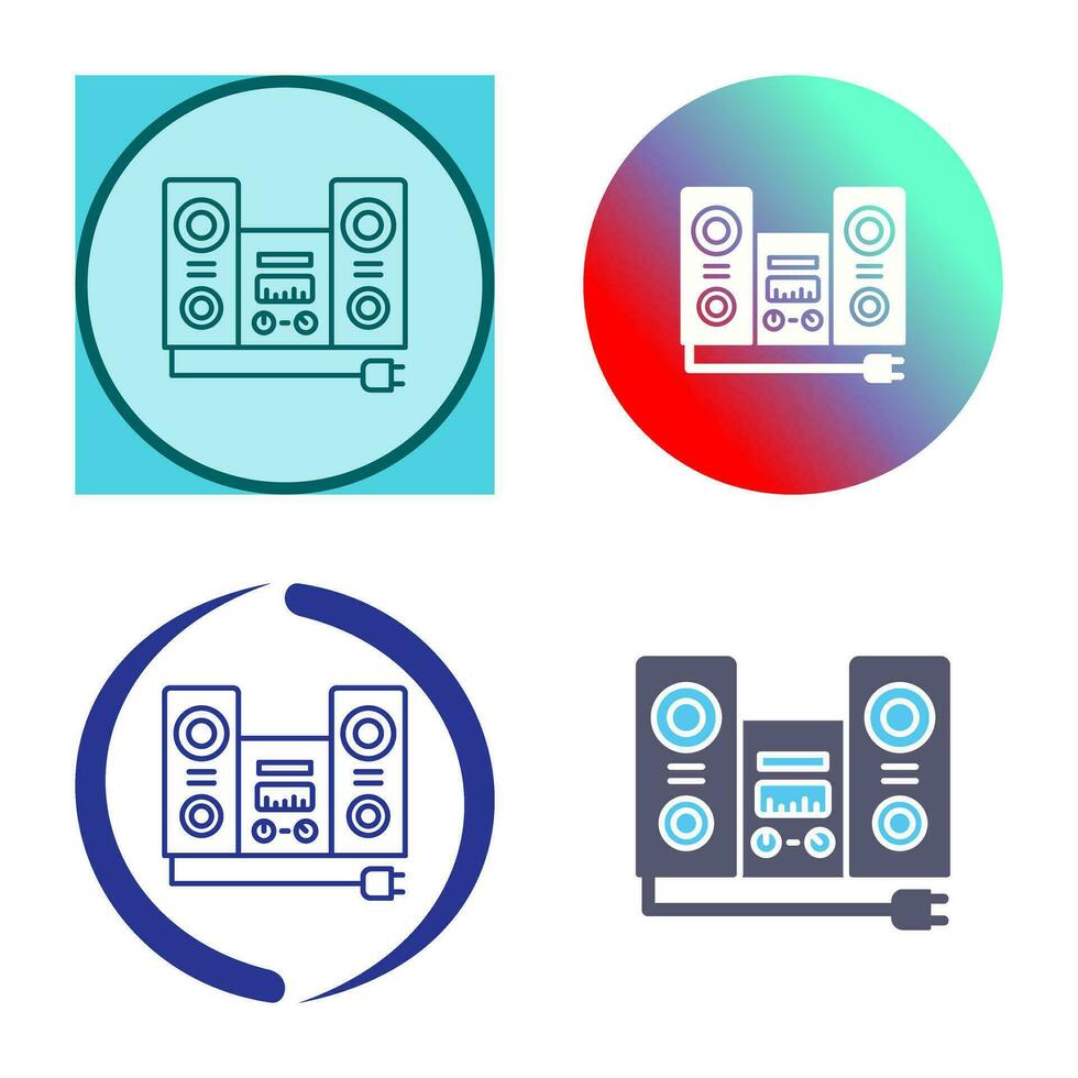 Stereo Vector Icon