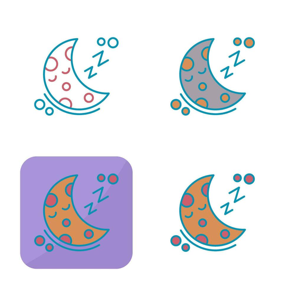 Sleeping Vector Icon