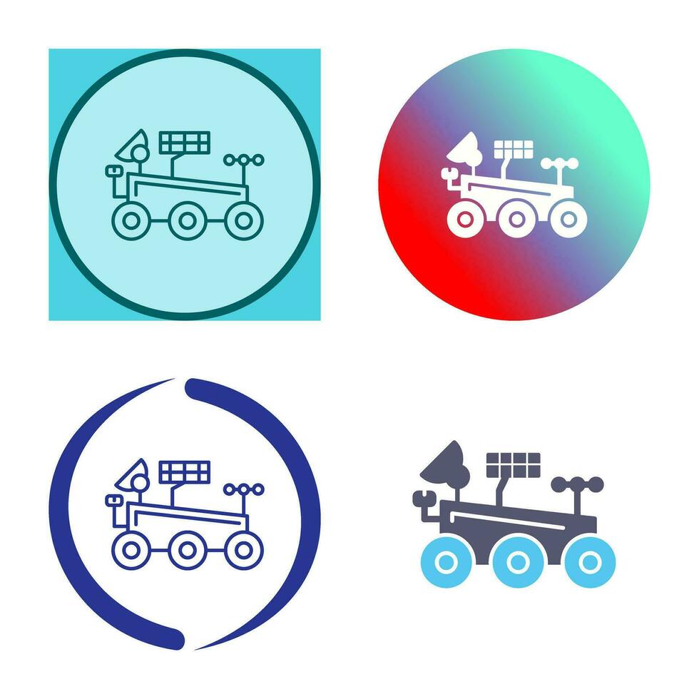 Mars Rover Vector Icon
