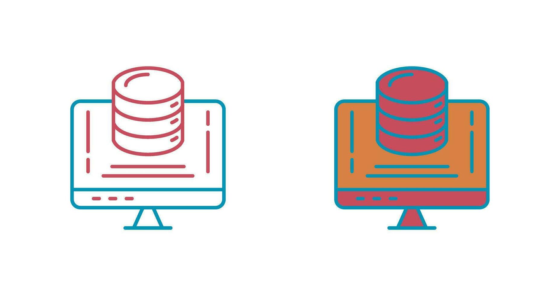 Data Storage Vector Icon
