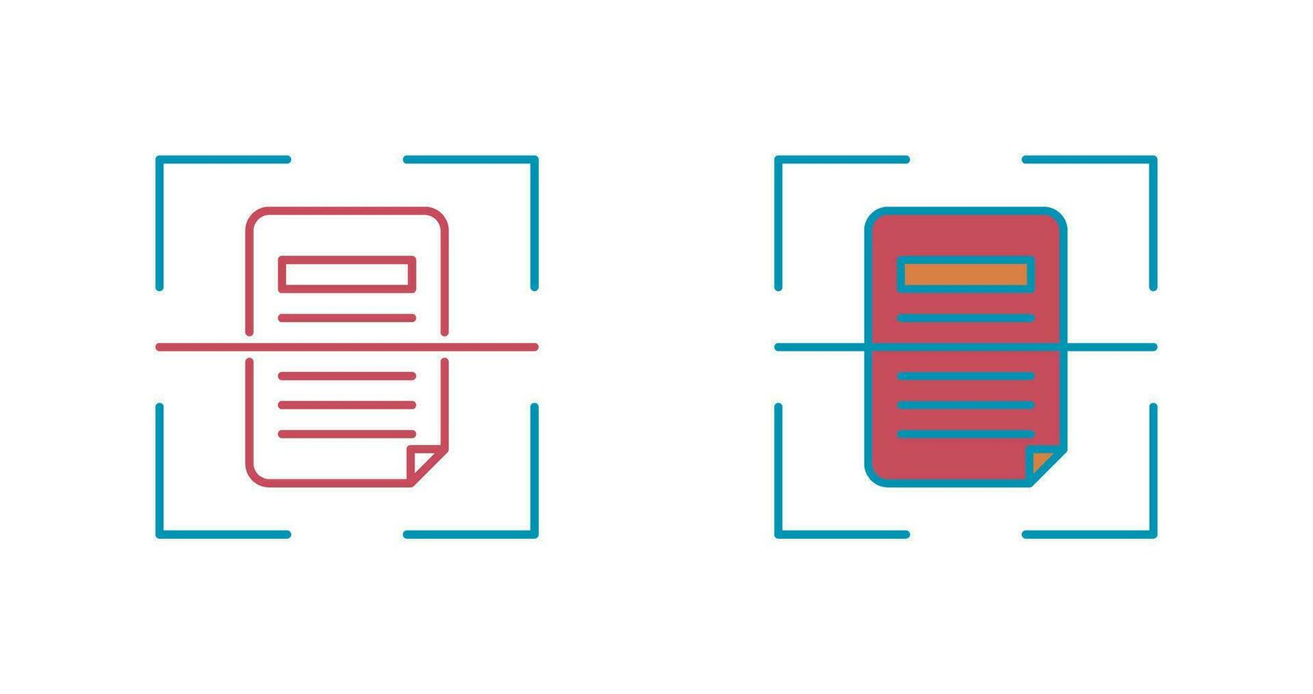 Scan Vector Icon