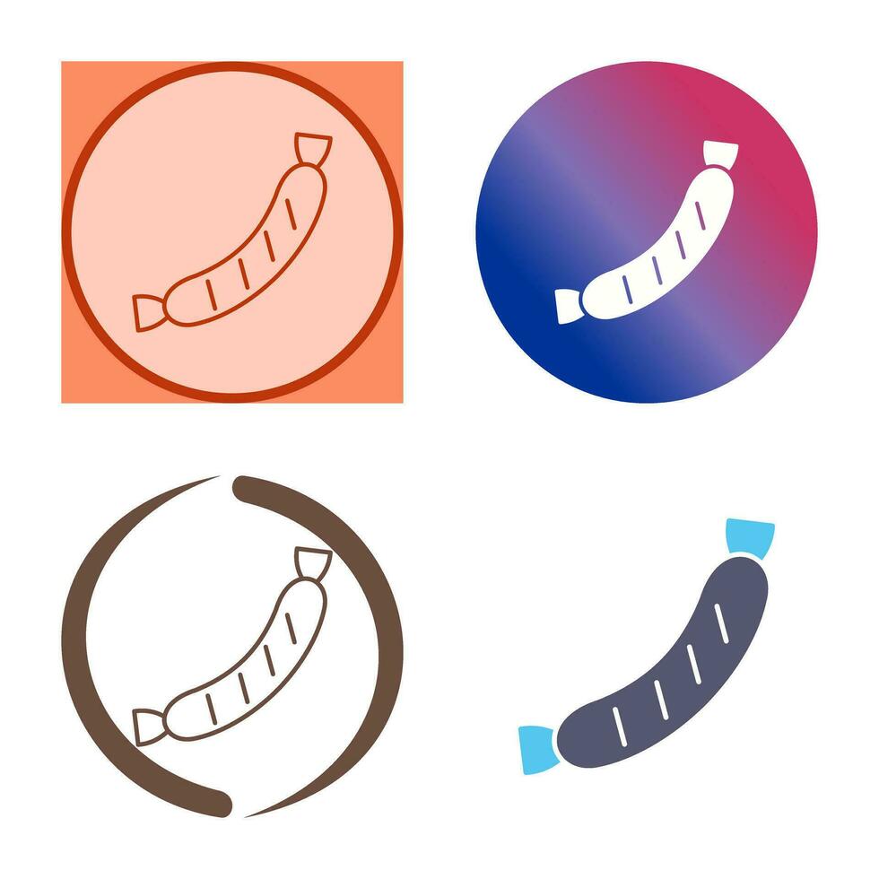 Sausage Vector Icon