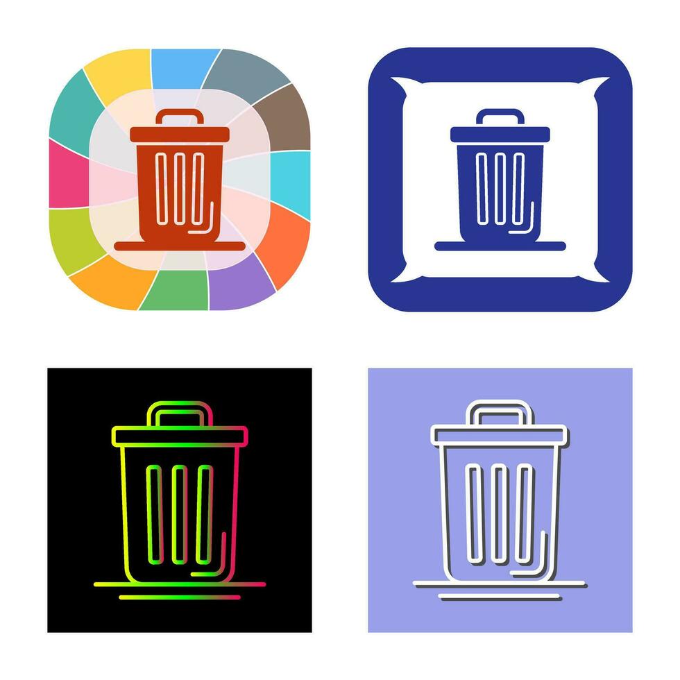 Trash Can Vector Icon