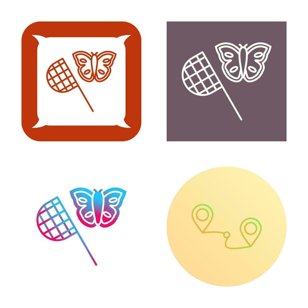 Butterfly Catcher Vector Icon