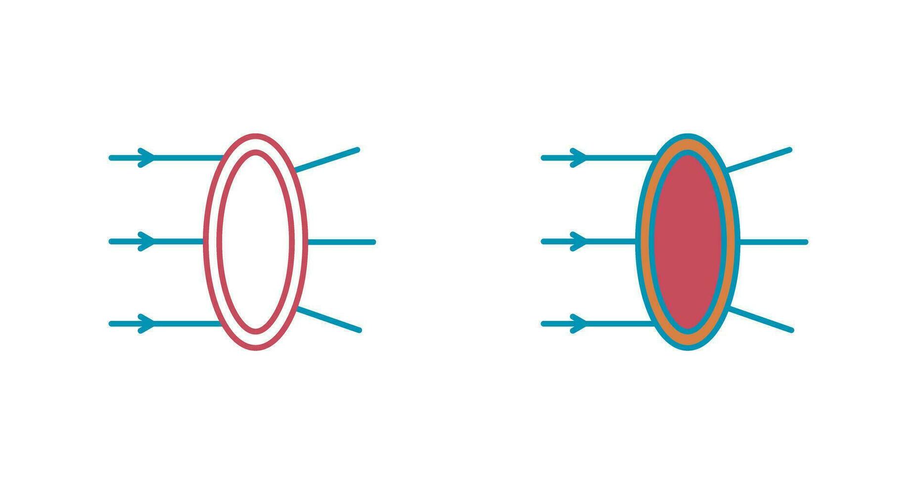 Refraction Vector Icon