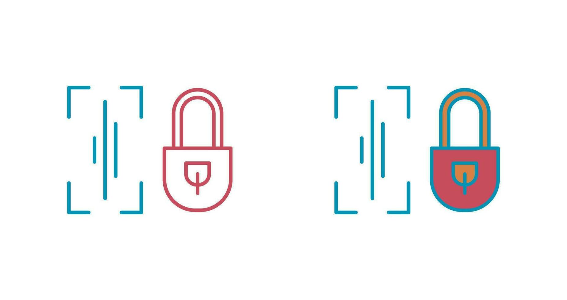 Voice Lock Vector Icon