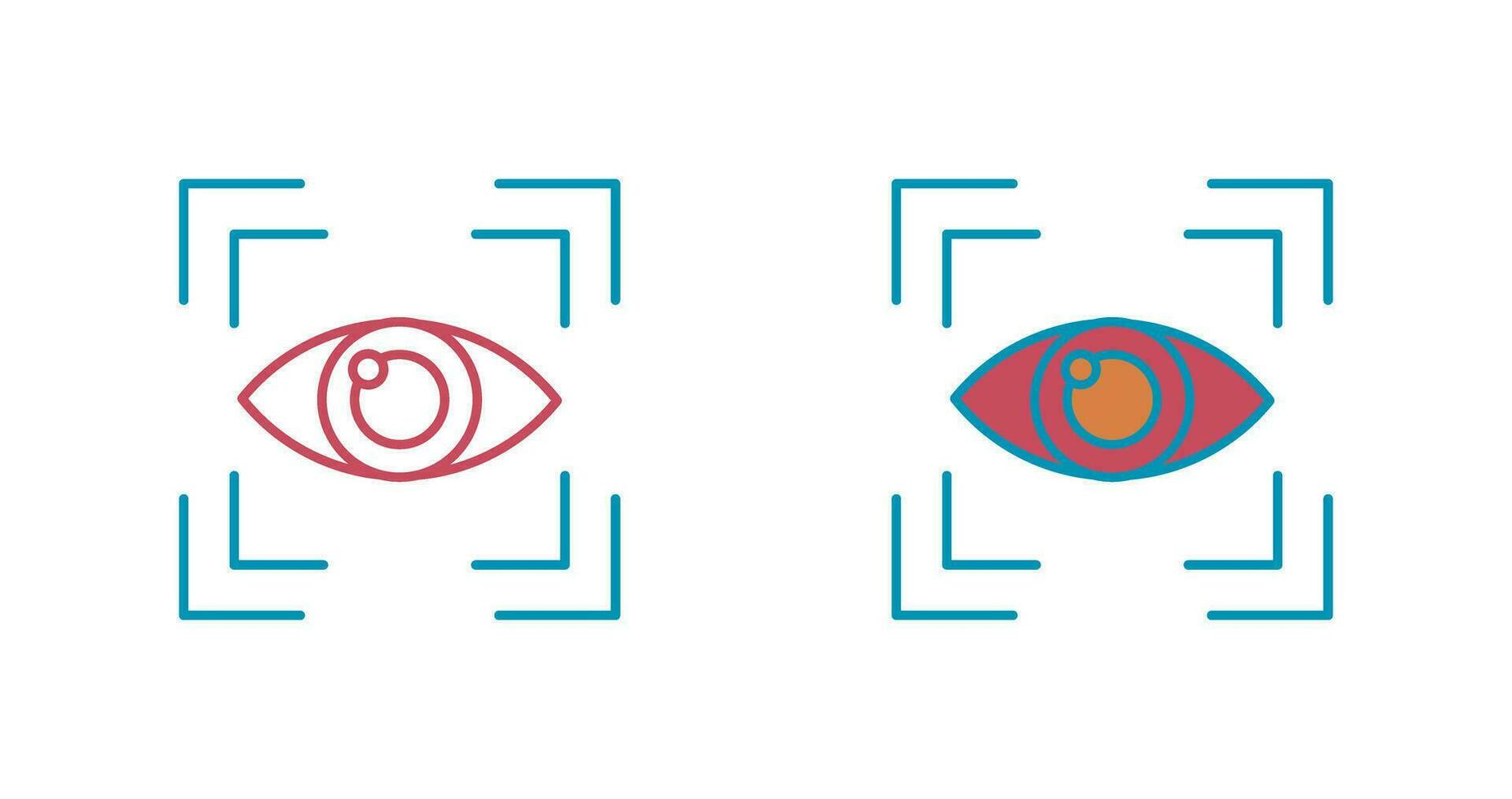 Eye Scan Vector Icon