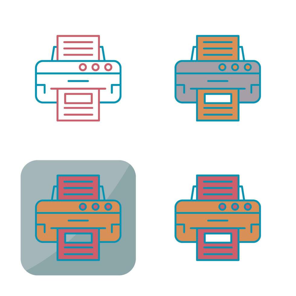 Printer Vector Icon