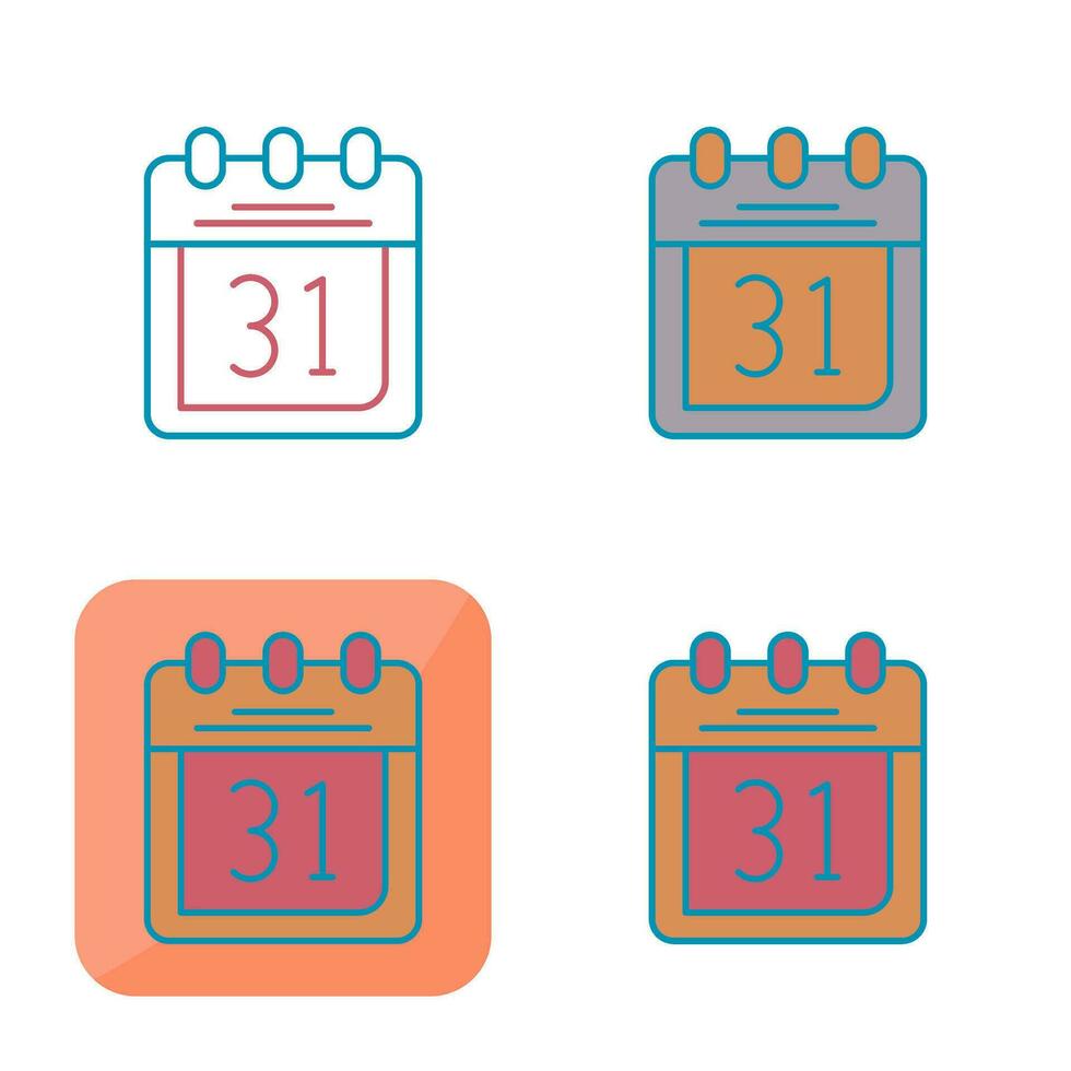 Calendar Vector Icon