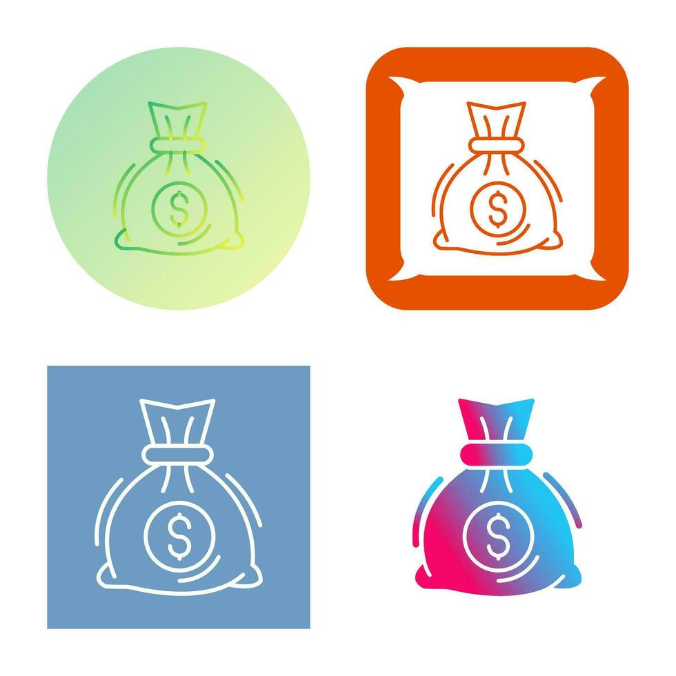 Money Bag Vector Icon