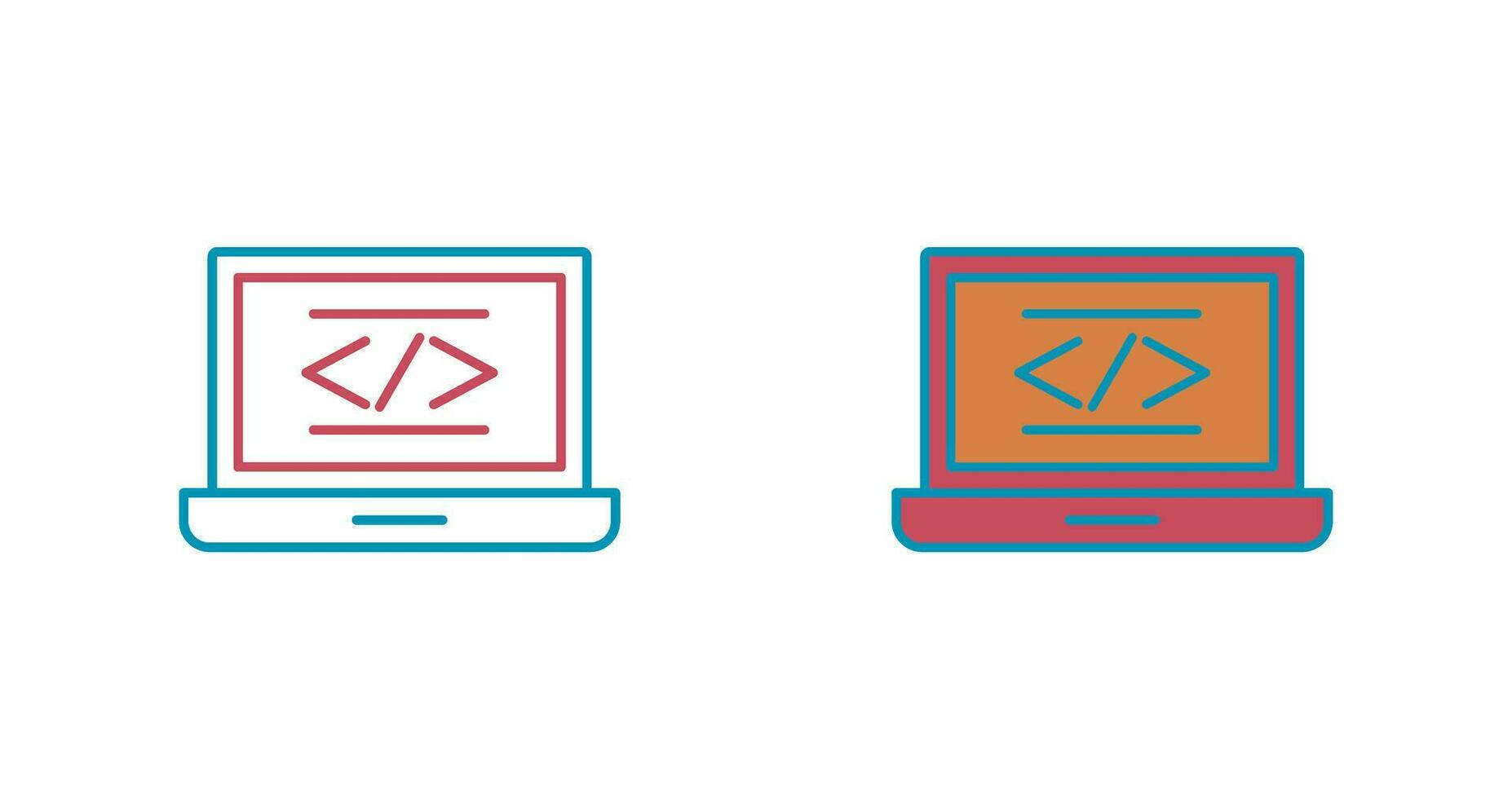 icono de vector de codificación