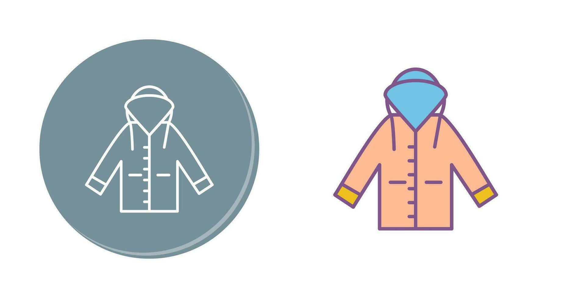 Raincoat Vector Icon