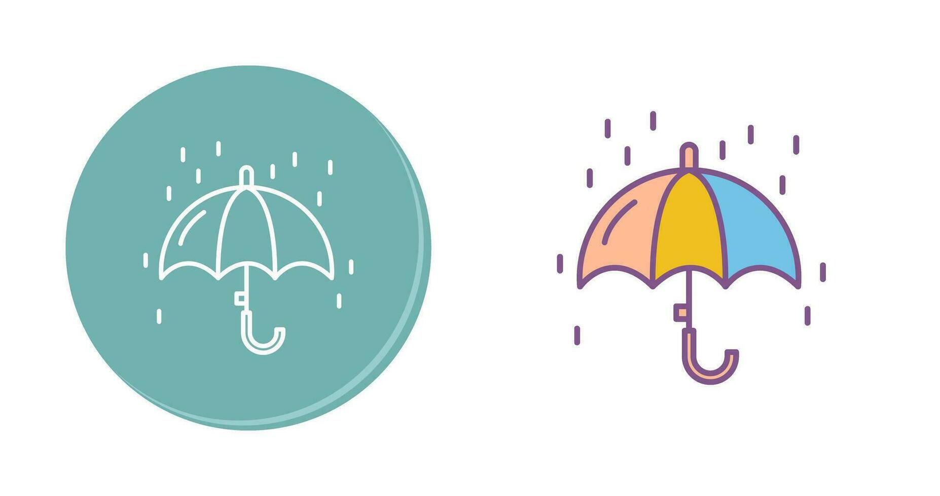 Raining Vector Icon