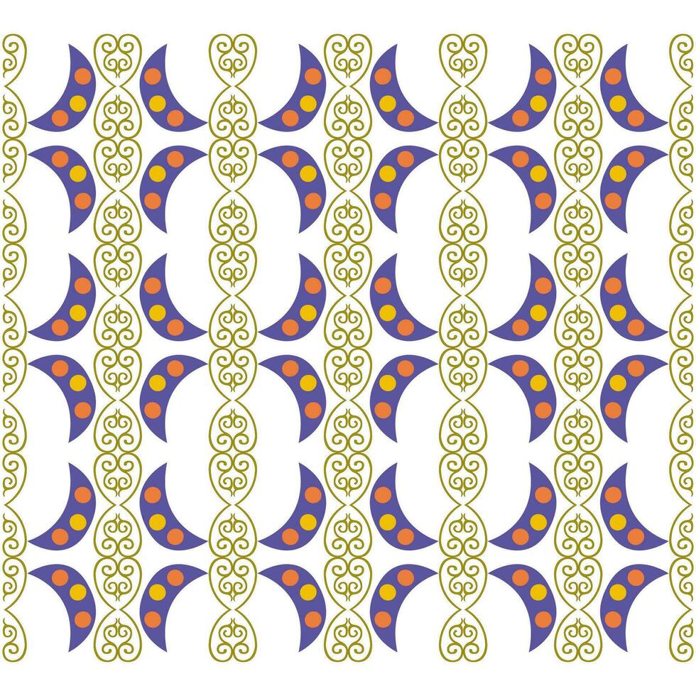 vector abstract background with oriental ornament