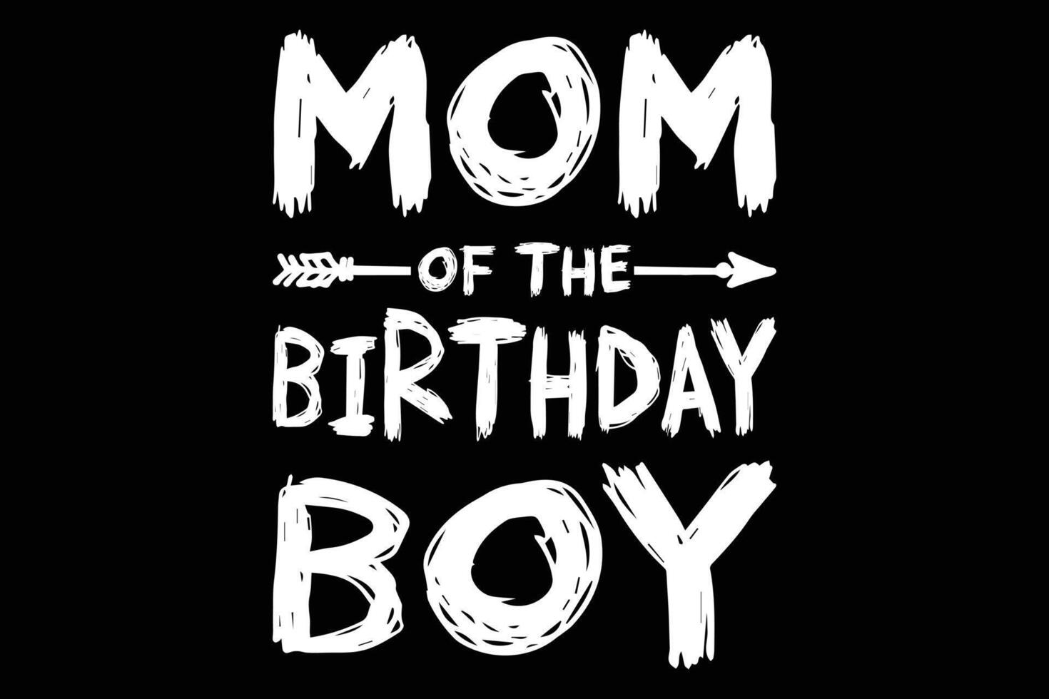 Mom Of The Birthday Boy Shirt Design vector
