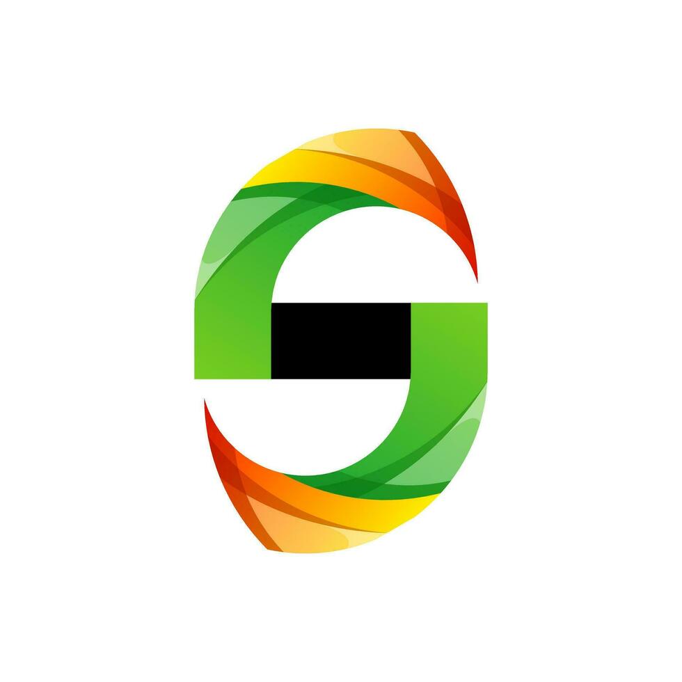 letter s colorful icon logo design vector