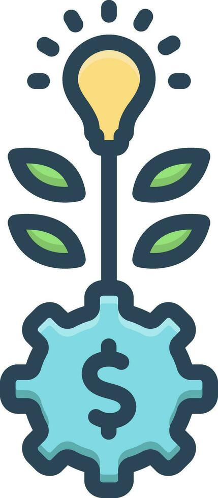 color icon for development vector