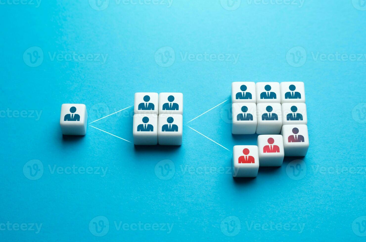 Overstaffed staff. Optimization of business operations and dismissal of some workers. Planned layoffs. The collapse of the team. Exit members from the group. photo