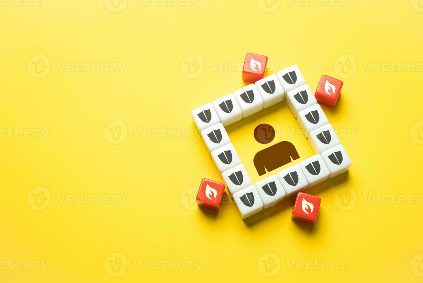 Protection against threats and dangers. Stress and shocks break down the mental and physical protection of the individual. Overwhelm, vulnerability. Impact of stressors and shocks. Self-care photo