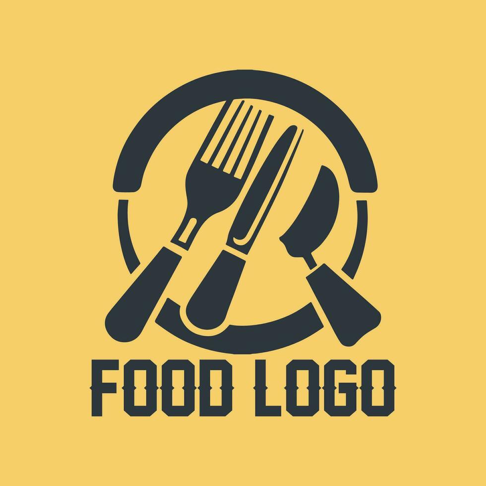 Food logo design vector