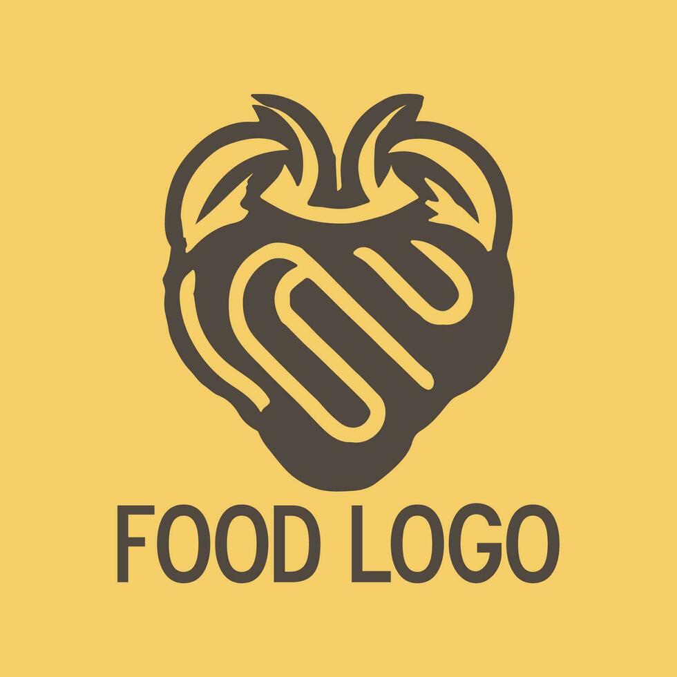 Food logo design vector