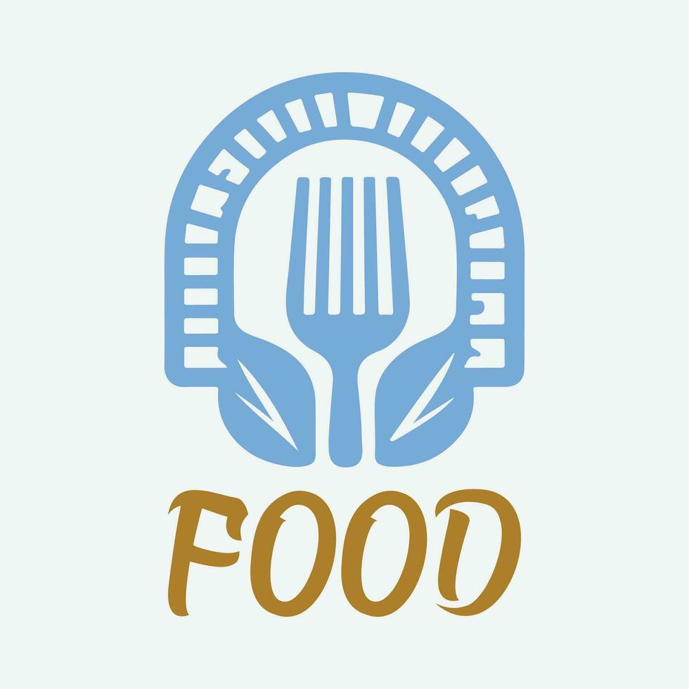 Food logo design vector