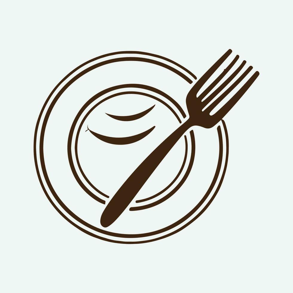 Food logo design vector