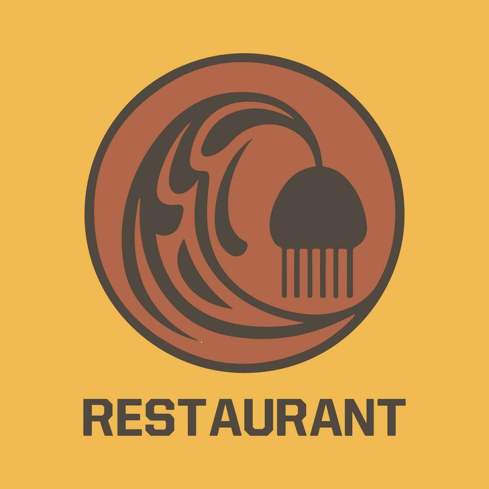 diseño de logotipo de comida vector