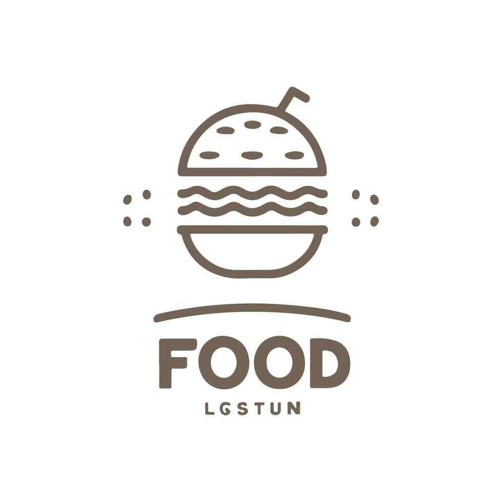 diseño de logotipo de comida vector