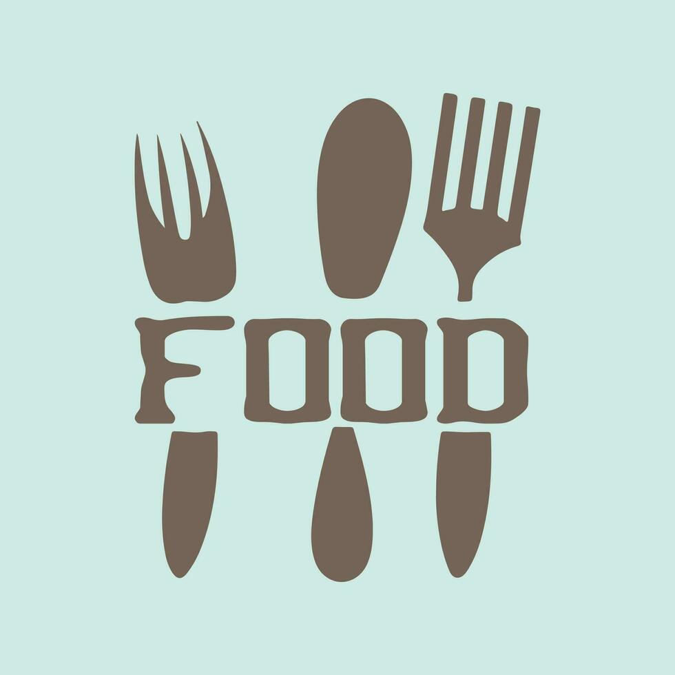 Food logo design vector image