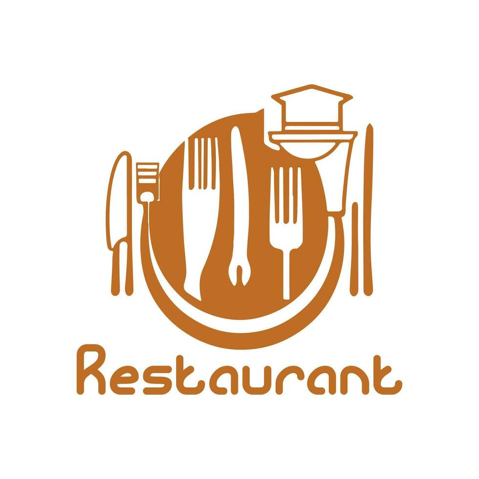 Food logo design vector