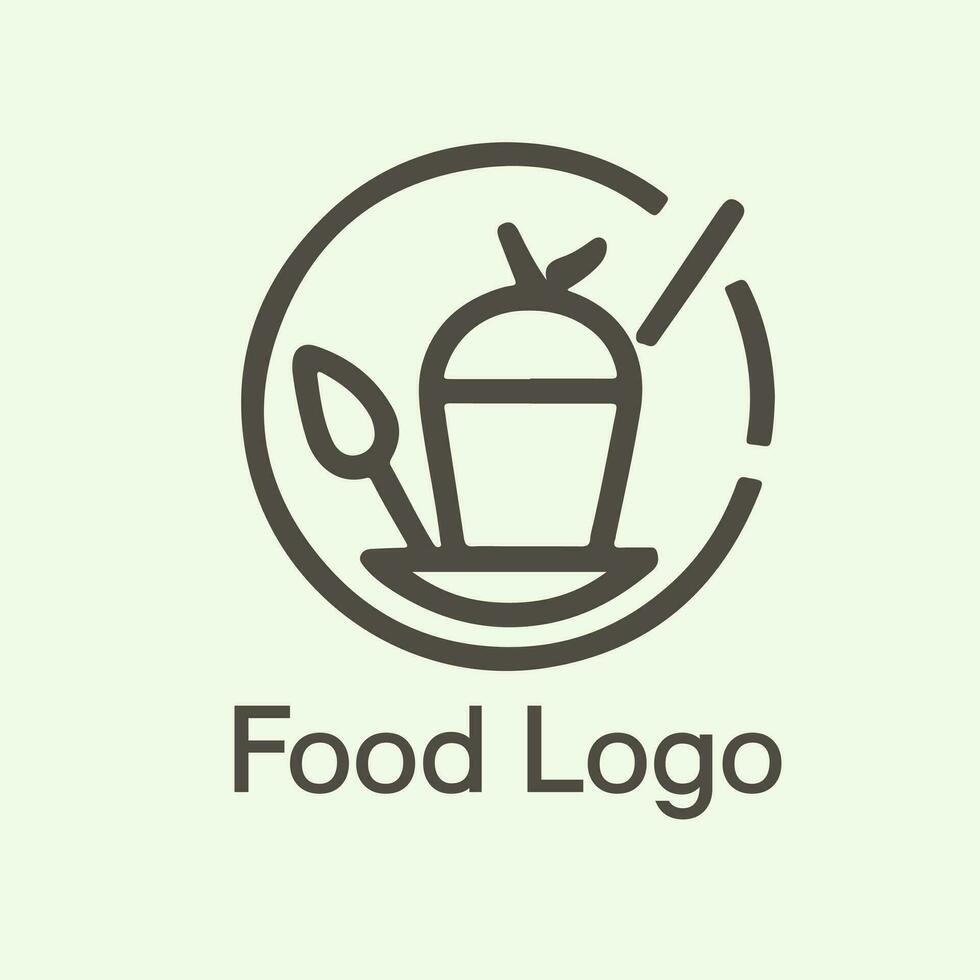 Food logo design vector image