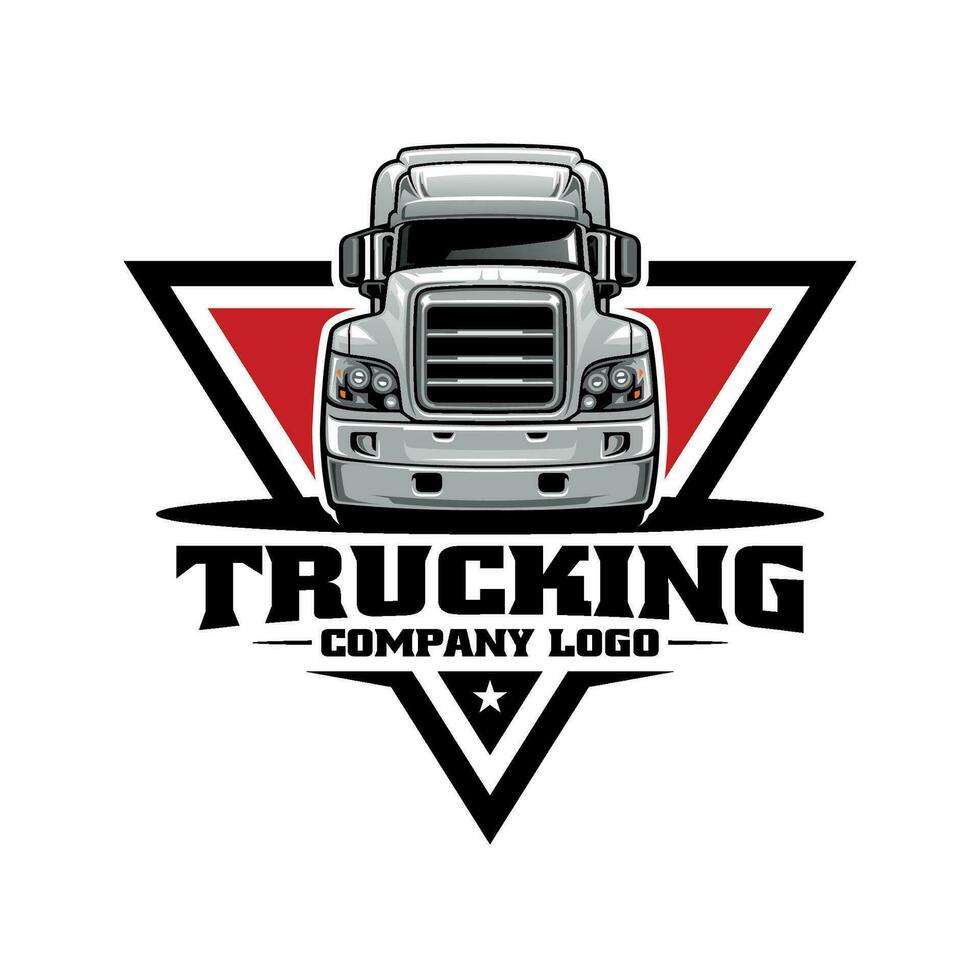 Trucking logo. Premium vector logo design isolated. Ready made logo concept