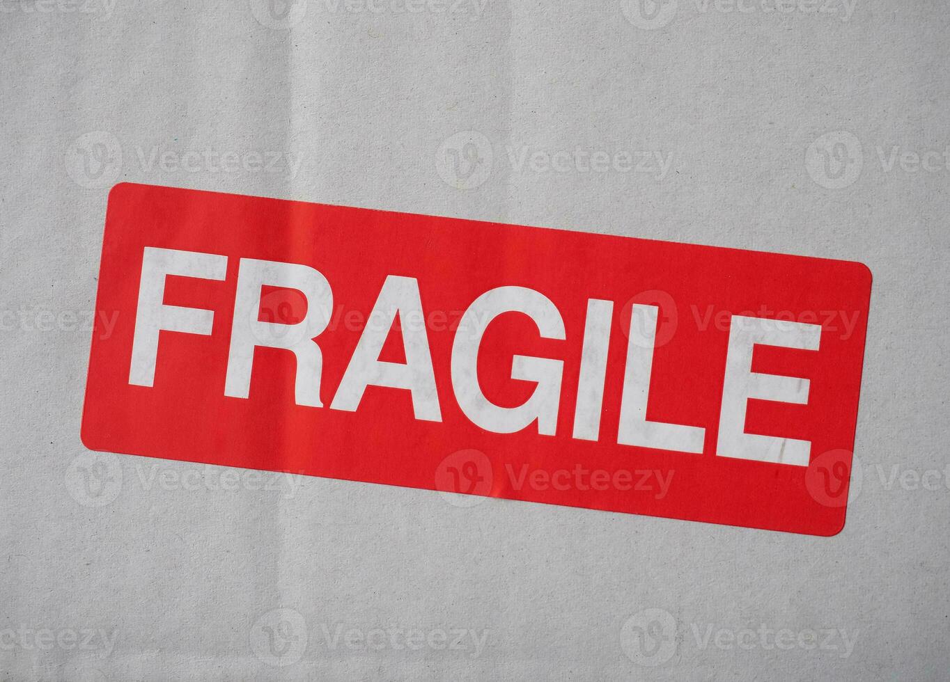 fragile sign label sign photo