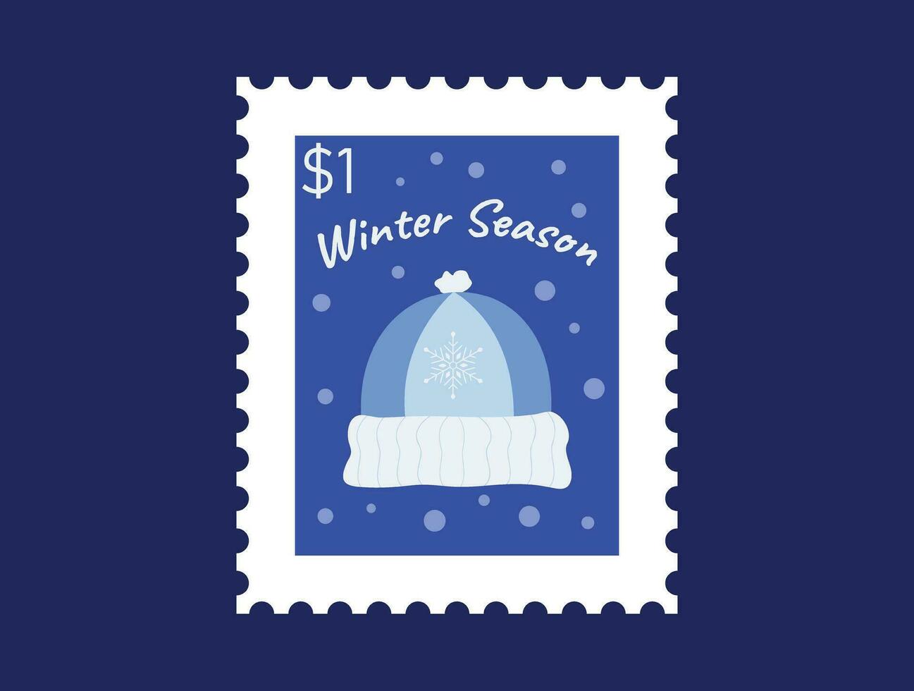 Winter theme vector arts. simple cute design art winter season vibes