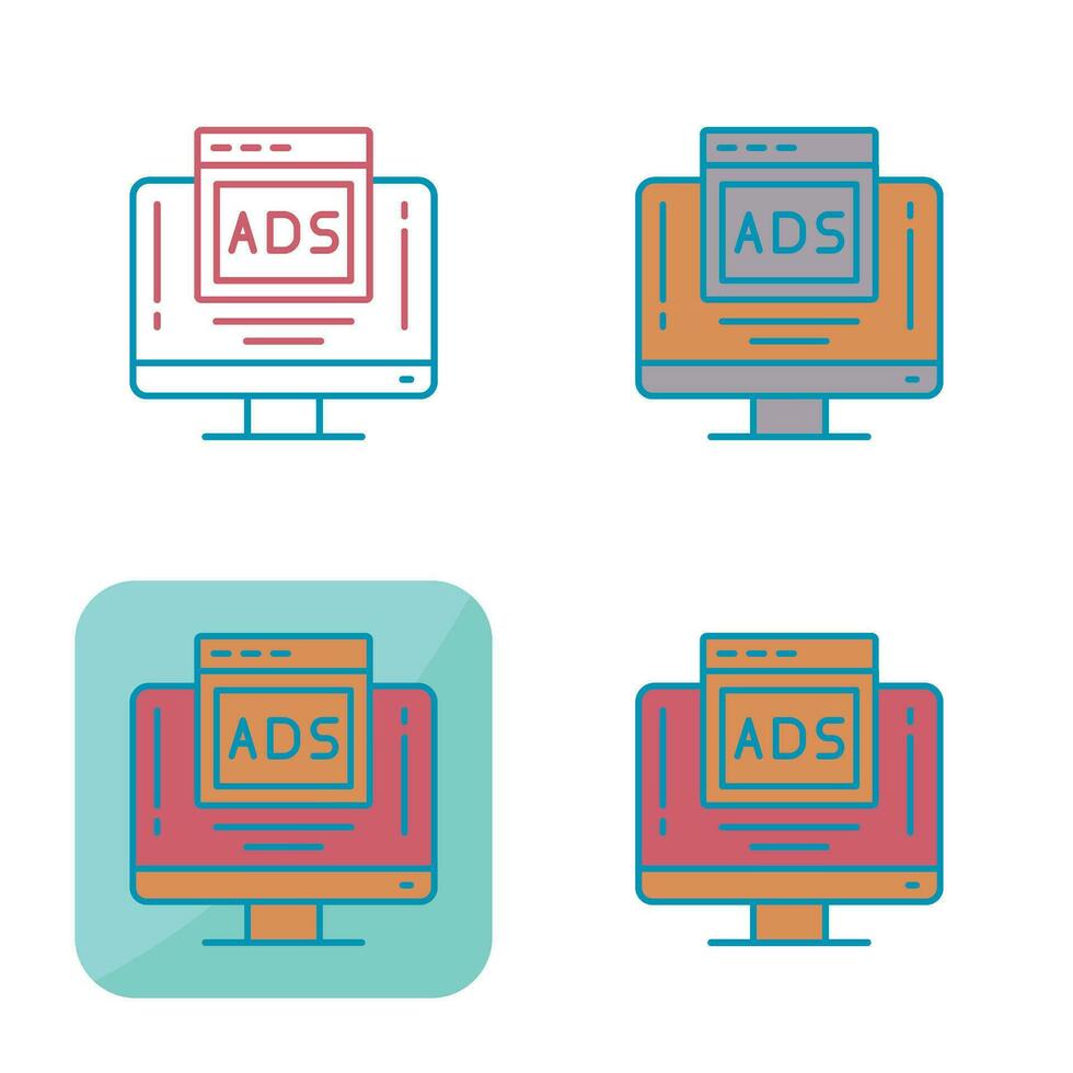 Digital Advertising Vector Icon