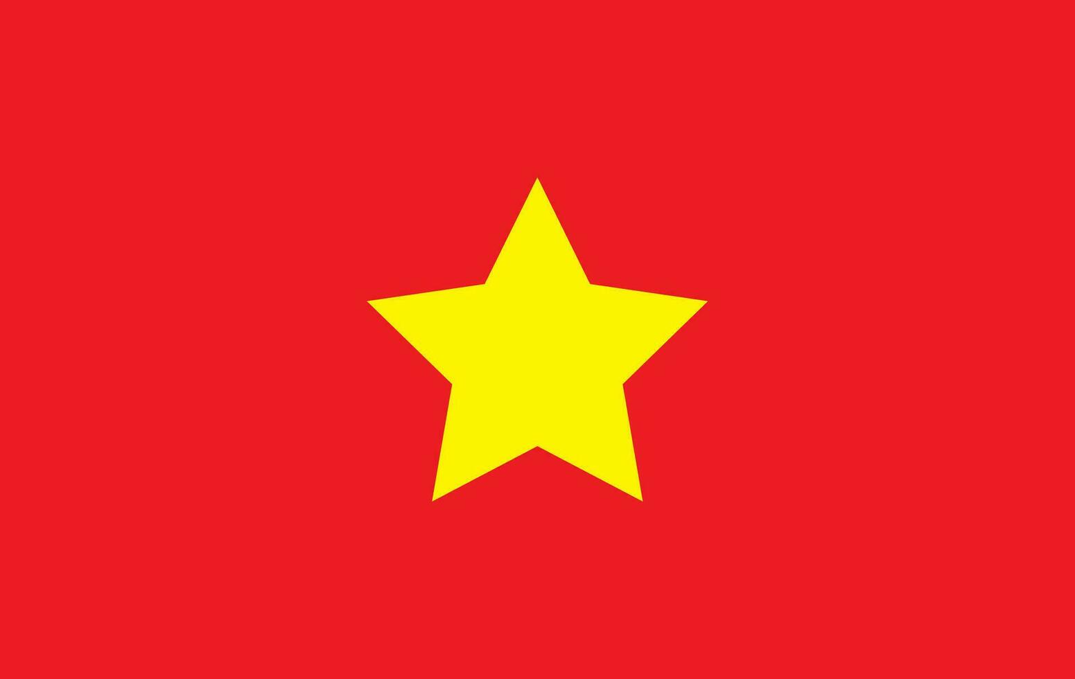 vietnamita bandera diseño. bandera de Vietnam. vector